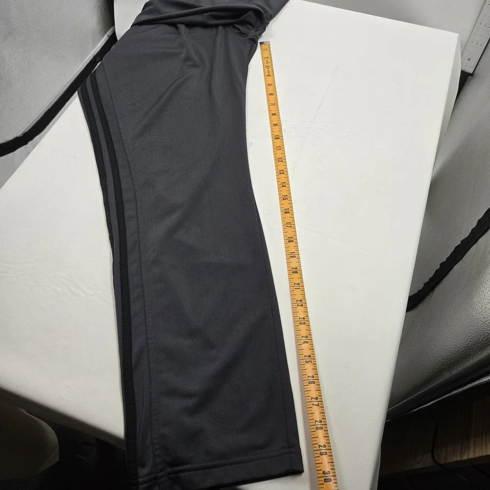 Adidas Primegreen Dark Gray 3-Stripe Track Pants Men's Size 2XL Polyester
